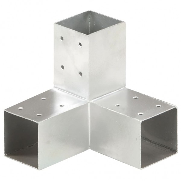 Conectores de postes en forma de Y metal galvanizado 71x71 mm D