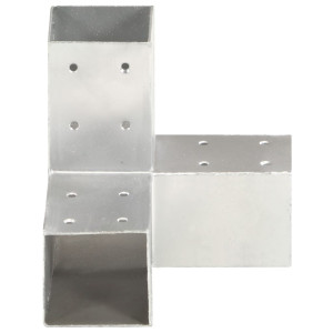 Base para poste em forma de Y 71x71 mm metal galvanizado H