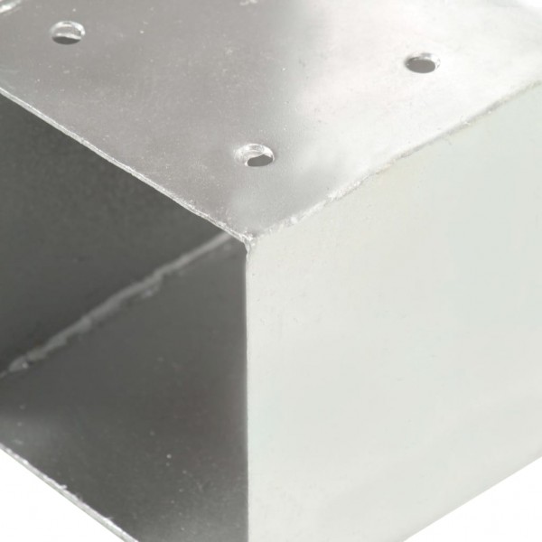 Conector de postes en forma de T metal galvanizado 81x81 mm M 5