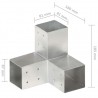 Base para poste em forma de Y 81x81 mm metal galvanizado 5