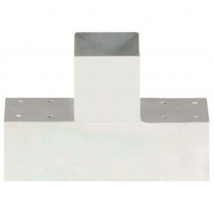 Conector de postes en forma de T metal galvanizado 91x91 mm H