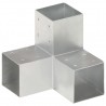 Conectores de postes en forma de Y metal galvanizado 91x91 mm 1