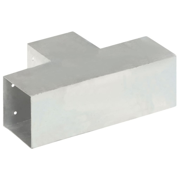 Base para poste em forma de T 101x101 mm metal galvanizado M 4