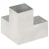 Conector de postes en forma de Y metal galvanizado 101x101 mm 4