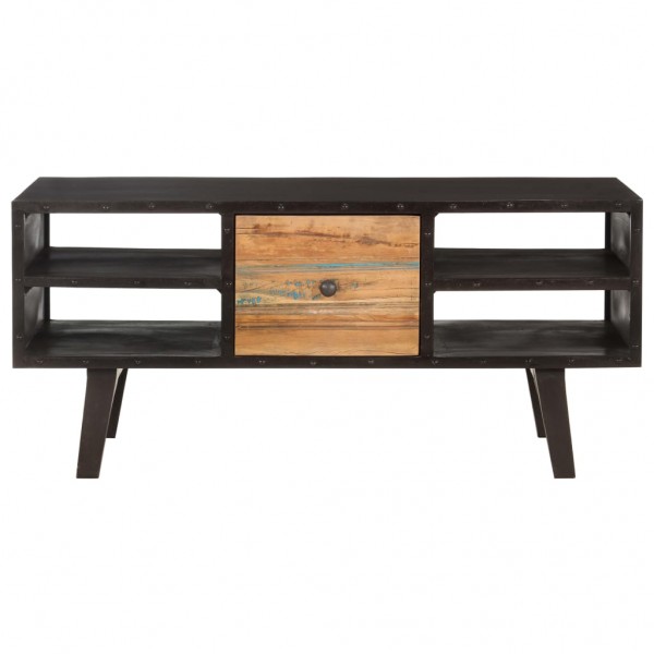 Mesa de centro de madera maciza reciclada 100x50x45 cm M 3