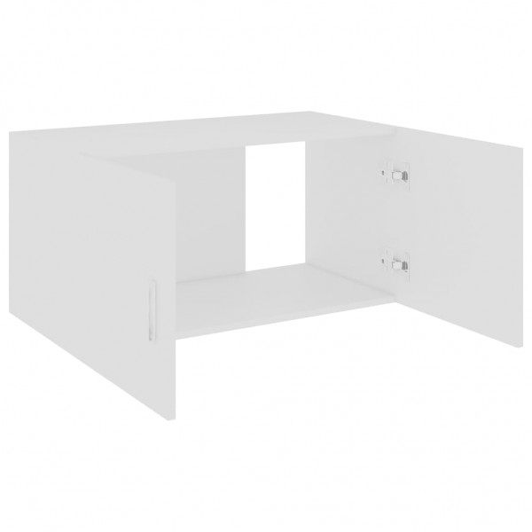 Armario de pared madera contrachapada blanco 80x39x40 cm M 3
