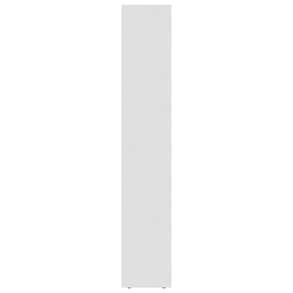 Estantería librería madera contrachapada blanco 36x30x171 cm M 5