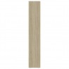 Estantería madera contrachapada color roble Sonoma 36x30x171 cm 5