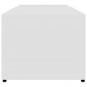 Mesa de centro 90x45x35 cm derivados de madeira branco 5