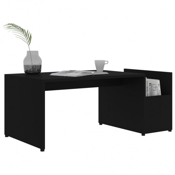 Mesa de centro 90x45x35 cm derivados de madeira preto M 3