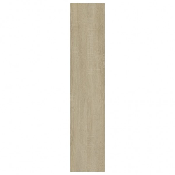 Estantería de pared contrachapada color roble 90x16x78 cm M 5