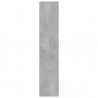 Estantería de pared contrachapada gris hormigón 90x16x78 cm 5
