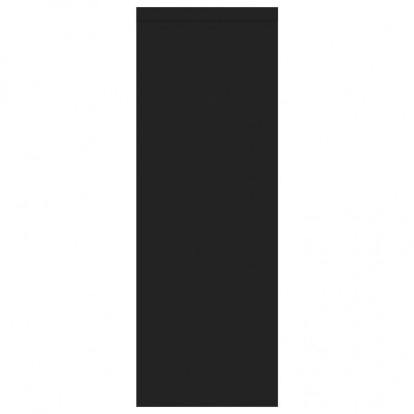 Estante de parede 45.1x16x45.1 cm derivados de madeira preto M 5