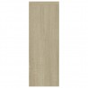 Estantería de pared contrachapada color roble 45.1x16x45.1 cm 5