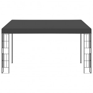 Gazebo de montagem na parede 3x4 m tecido antracite H