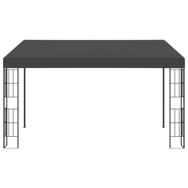 Gazebo de montagem na parede 3x4 m tecido antracite M 2