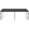 Gazebo de montagem na parede 3x6 m tecido antracite 2