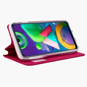 Fundação COOL Capa de Flip para Samsung M215 Galaxy M21 Lisous rosa H