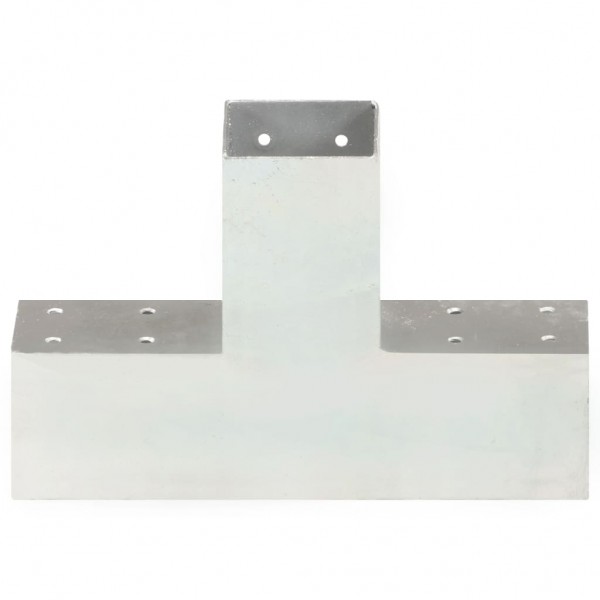 Conector de postes en forma de X metal galvanizado 71x71 mm M 4