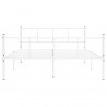 Estrutura de cama 120x200 cm metal branco 2