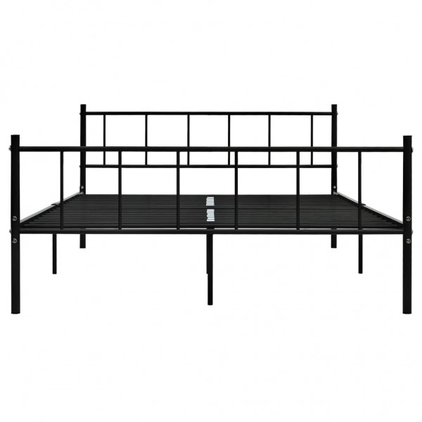 Estructura de cama de metal negro 180x200 cm M 3