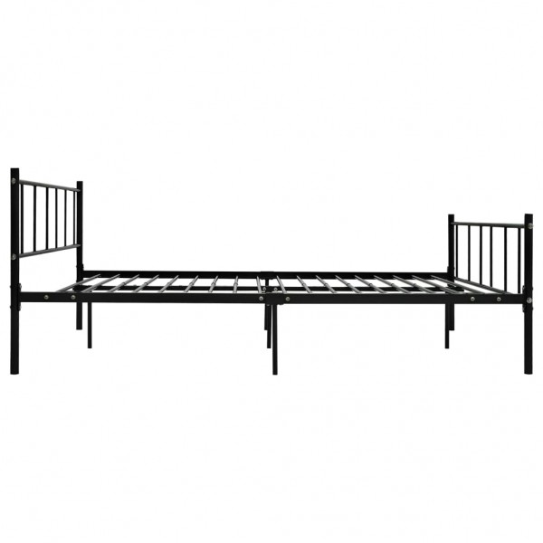 Estrutura de cama 180x200 cm metal preto M 4