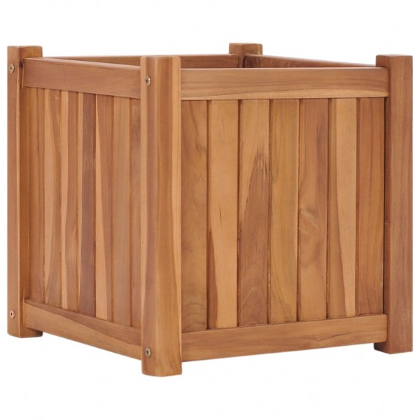 Arriate de madera maciza de teca 40x40x40 cm D