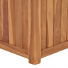 Arriate de madera maciza de teca 40x40x40 cm 5