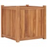 Arriate de madera maciza de teca 50x50x50 cm 1