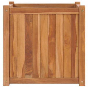 Arriate de madera maciza de teca 50x50x50 cm H