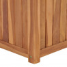 Arriate de madera maciza de teca 50x50x50 cm 5