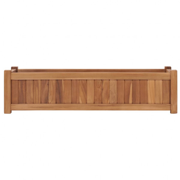 Arriate de madera maciza de teca 100x30x25 cm M 3