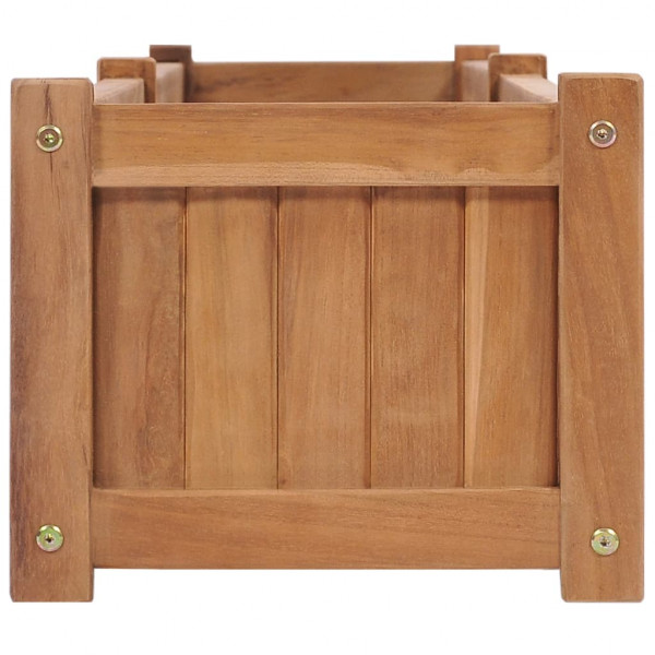 Arriate de madera maciza de teca 200x30x25 cm M 4
