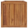 Arriate de madera maciza de teca 100x50x50 cm 3