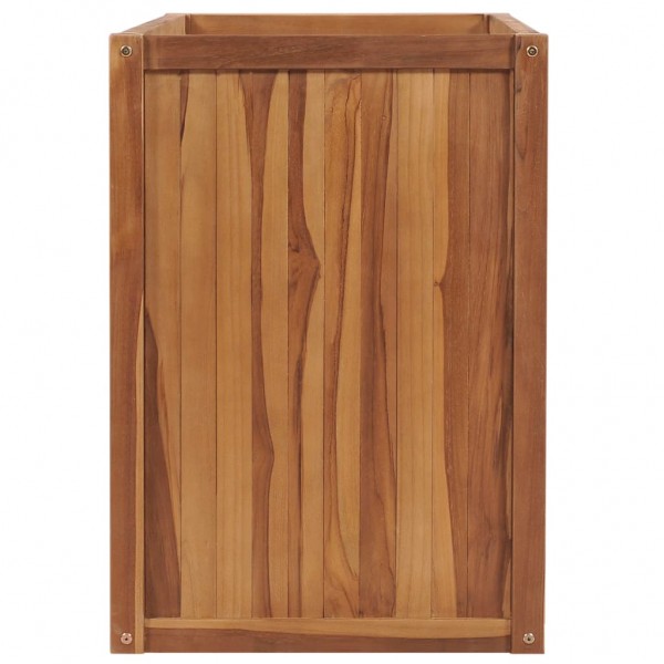 Arriate de madera maciza de teca 100x50x70 cm M 3