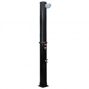 Chuveiro solar de exterior c/ cabeça e torneira 40 L H