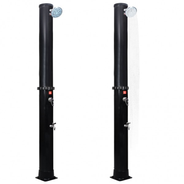 Ducha solar de jardín con alcachofa y grifo 40 L M 3