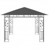 Gazebo com rede mosquiteira 3x3x2.73 m 180 g/m² antracite 4