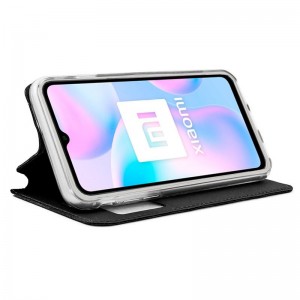 Funda COOL Flip Cover para Xiaomi Redmi 9A / 9AT Liso Negro H