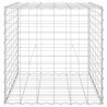 Canteiro elevado/cubo gabião 60x60x60 cm fio de aço 3