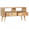 Mueble para TV madera maciza de mango 90x30x50 cm 4