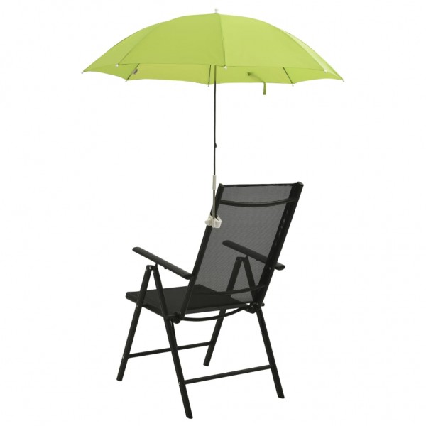 Guarda-sóis para cadeira de campismo 2 pcs 105 cm verde M 3
