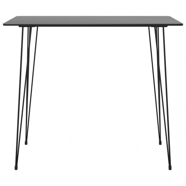 Mesa de bar 120x60x105 cm preto M 2