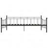 Estructura de cama de metal negro 90x200 cm 4