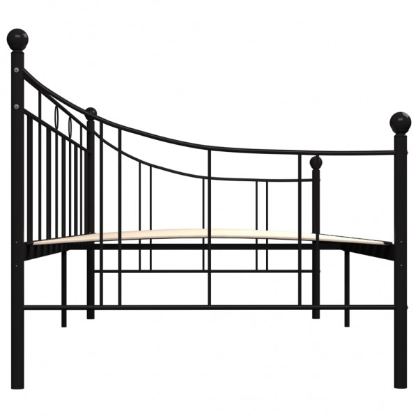 Estrutura sofá-cama 90x200 cm metal preto M 5