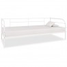Estrutura sofá-cama 90x200 cm metal branco 1