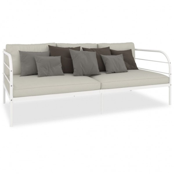Estrutura sofá-cama 90x200 cm metal branco M 2