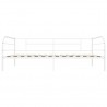 Estrutura sofá-cama 90x200 cm metal branco 4