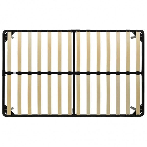 Estructura de cama de metal negro 160x200 cm M 5