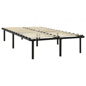 Estructura de cama de metal negro 180x200 cm H